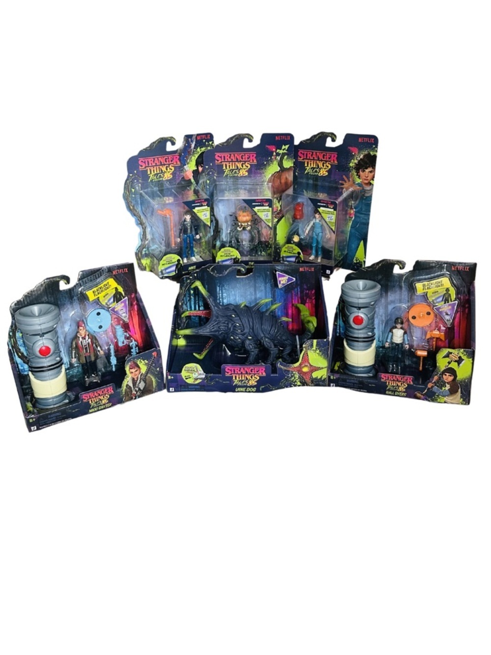 Stranger Things JazwaresNetflix Tales of 85 Toy Figure Set Collector Bundle RARE - Picture 4 of 15